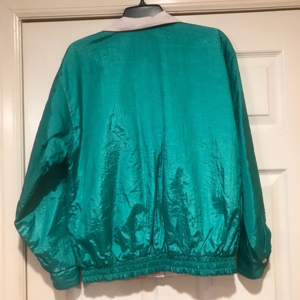 Reversible Light Weight Metallic Jacket Snap Butt… - image 6